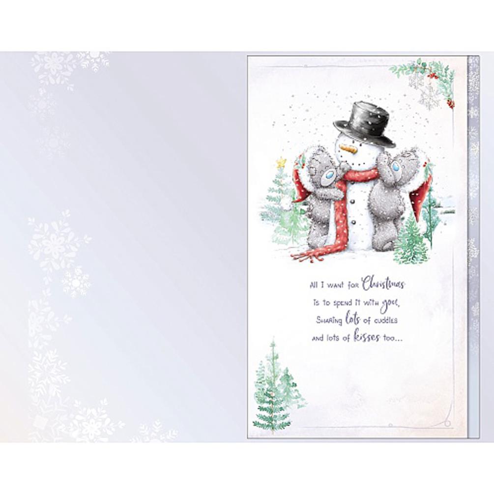 Wonderful Boyfriend Luxury Me to You Bear Christmas Card Extra Image 2